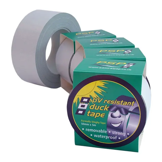 PSP UV-bestandig ducktape 50 cm x 5m - grå 