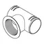 WEBASTO T-stykke &#216;90/60/90mm m/ innv. gjenger i T