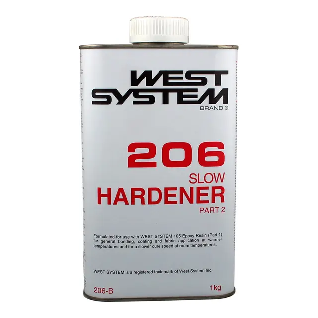 WEST SYSTEM Herder 206 Langsom - 1 kg Del 2 