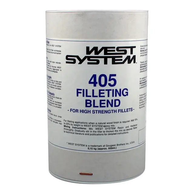 WEST SYSTEM 405 Filleting Blend 150 g til liming/fylling - trefarge 