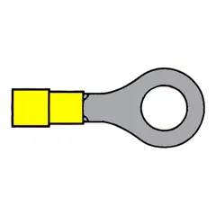 Ringsko gul - &#216;10,5mm 10 stk