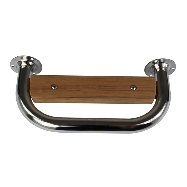 1852MM Trinn/håndtak 27 x 13 cm, 316 + teak 