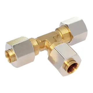 GASLOX T-kobling for 8mm kobberr&#248;r