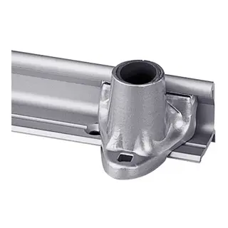 PLASTIMO Rekkest&#248;ttefot aluminium