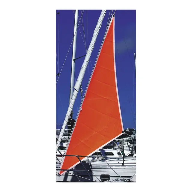 PLASTIMO Stormfokk, 5m² i kraftig orange polyesterduk 