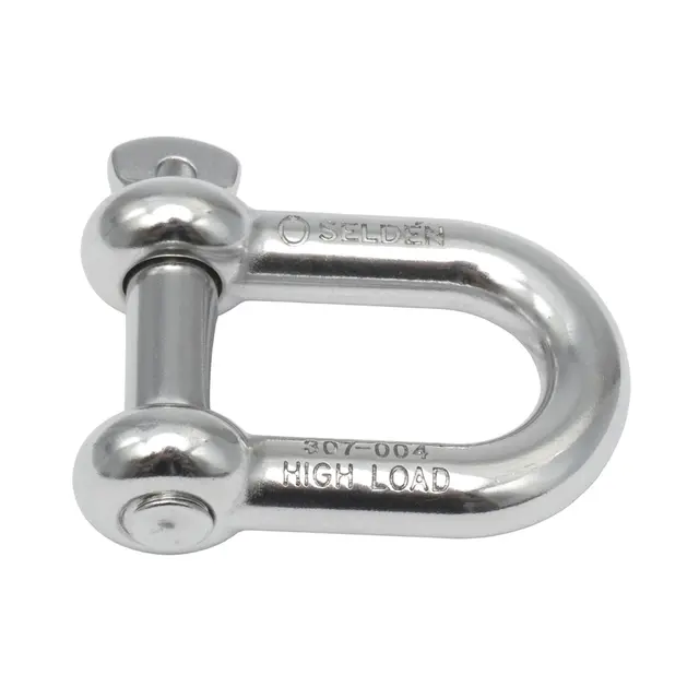 SELDÈN D-sjakkel Ø12mm, W24 x 41mm Passer PBB100 - BRL:8000kg - SWL:4000kg 