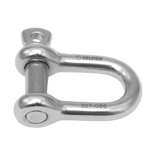SELD&#200;N D-sjakkel &#216;8/10mm, W21 x 40 mm Passer PBB80 - BRL:4000kg - SWL:2000kg