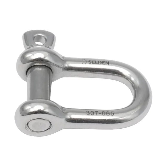 SELDÈN D-sjakkel Ø8/10mm, W21 x 40 mm Passer PBB80 - BRL:4000kg - SWL:2000kg 