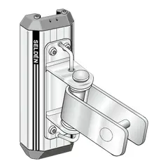 SELD&#200;N RCB spinnakervogn T-skinne 30mm m/beslag for vertial lagring til mast
