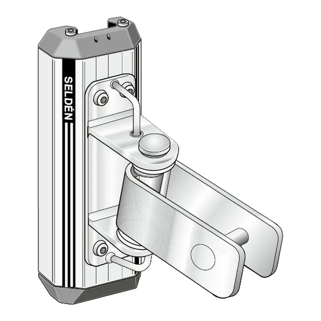 SELDÈN RCB spinnakervogn T-skinne 30mm m/beslag for vertial lagring til mast 