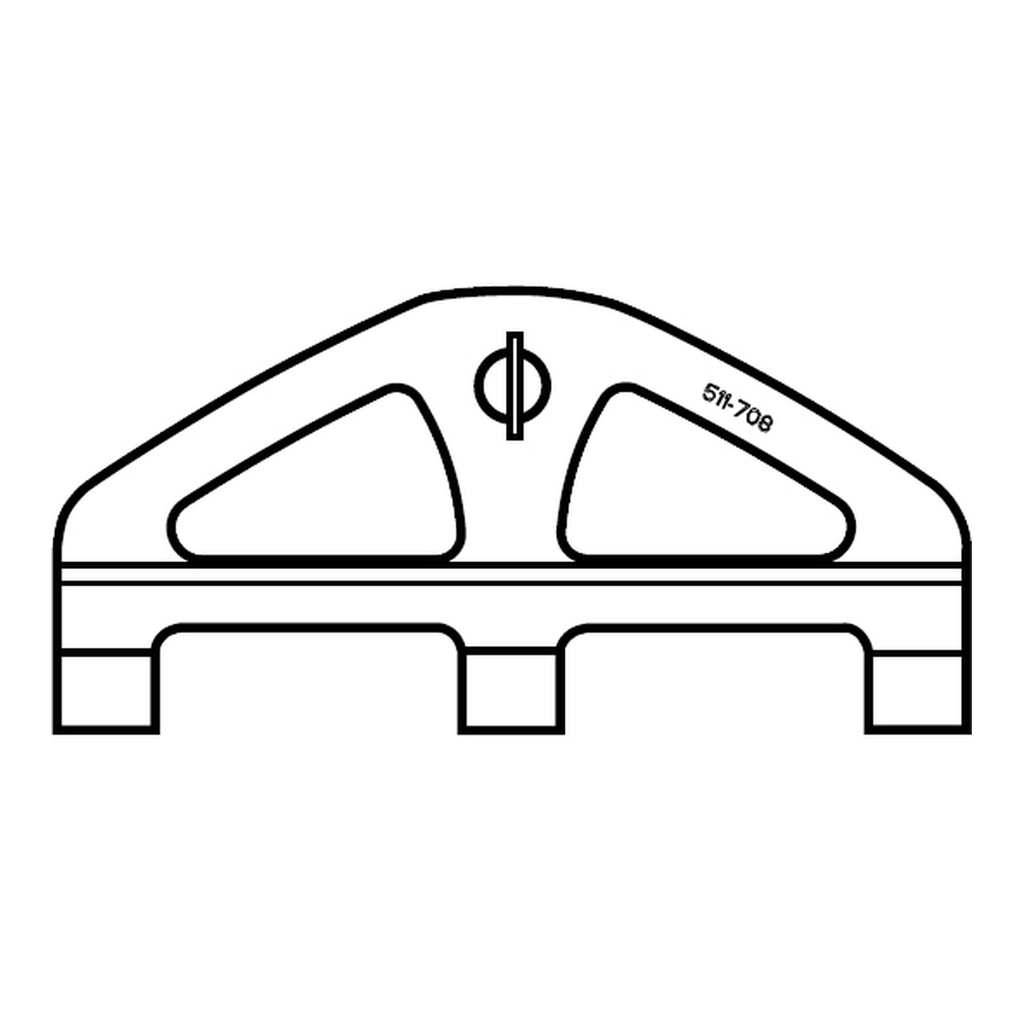 SELDÈN MDS Headboard toggle Heavy Duty skjøtes med 2stk MDS68