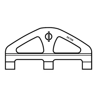 SELD&#200;N MDS Headboard toggle Heavy Duty skj&#248;tes med 2stk MDS68