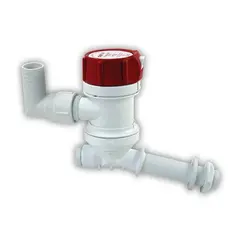 RULE Fiskekumspumpe C 1100 GPH m/ 1&quot; vinklet plastr&#248;r