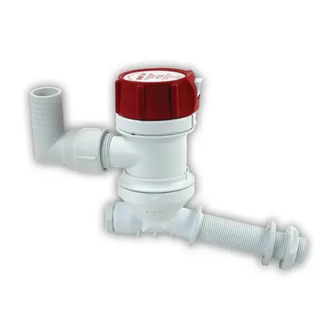 RULE Fiskekumspumpe C 800 GPH m/ 1" vinklet plastrør 