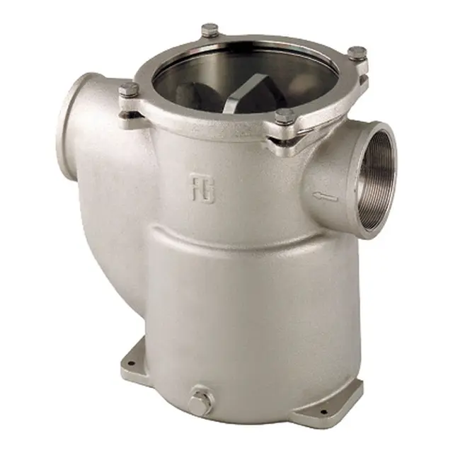 GUIDI Sjøvannsfilter Mediterraneo - 3/4" med bunnfeste - forniklet messing 