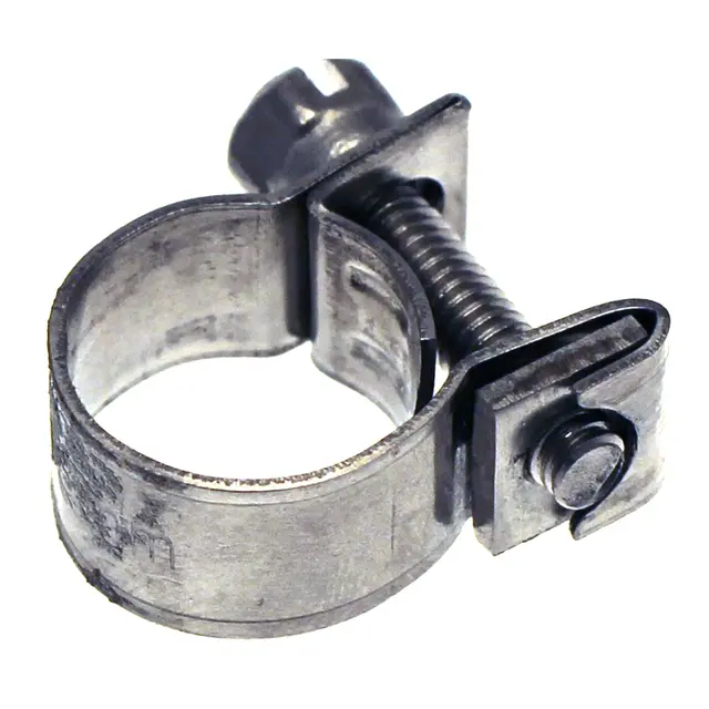 Mini-slangeklemme, Ø15-17mm Rustfritt Stål 304 - 2 stk 