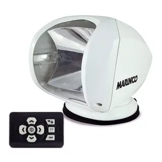 MARINCO Lyskaster 12/24V m/fjenkontroll hvit