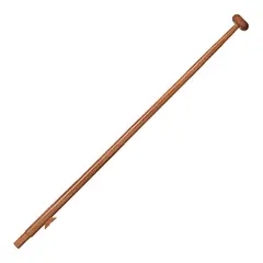 LAHNA Flaggstang i lakkert Mahogny