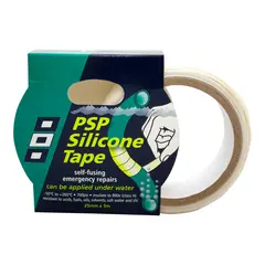 PSP Self Fusing Silicontape 25 mm, hvit