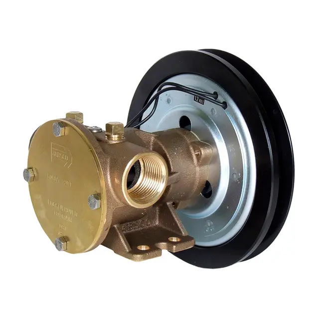 JABSCO Impellerpumpe m/reimdrift - 1" 24V Clutch - Enkel reim (1b) 
