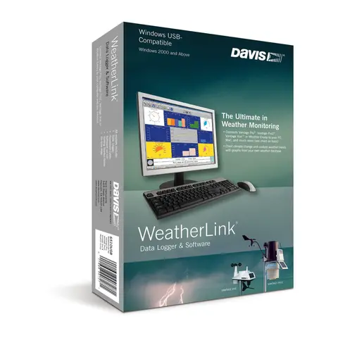 DAVIS WeatherLink for VP2 - Windows, USB v&#230;rdata fra display til PC (USB)
