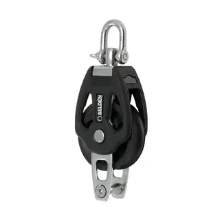 SELD&#200;N Blokk PBB80 enkel/hundsvott m/glidelager, &#216;80mm trinse