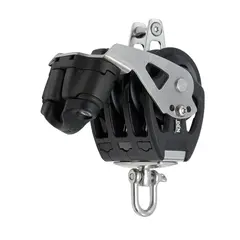 SELD&#200;N Blokk PBB50 trippel/hundsvott-cam m/glidelager, &#216;50mm trinser