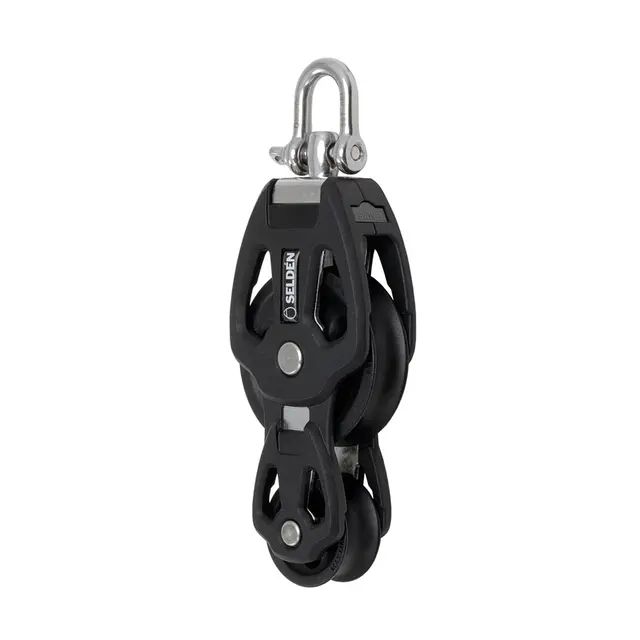 SELDÈN Fiolblokk PBB60 m/glidelager, Ø60mm trinse 