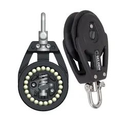 SELD&#200;N Tikkeblokk ARB45 enkel m/kulelager, &#216;45mm trinse, m/sperre