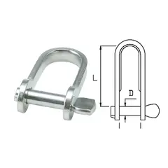 BLUEWAVE N&#248;kkelsjakkel &#216;5mm, B13xL26mm Rustfritt - BRL: 1000kg