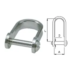 BLUEWAVE Seilsjakkel &#216;5mm, B12xL17mm rustfri - BRL: 1000kg