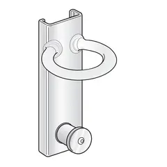 SELD&#200;N Spinakerbomsleide T-skinne 25 mm