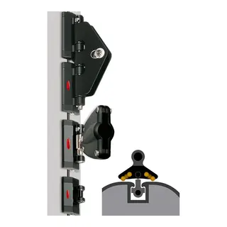 RONSTAN Ballslide 6 Intermediate vogn