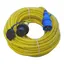 RATIO Landstr&#248;mkabel Gul - 16A 25 m - 3x2,5mm2 - Han/Hun