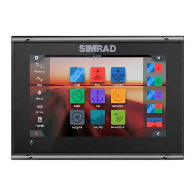SIMRAD GO9 XSE med HDI-svinger 9" Kartplotter m/ekkolodd 