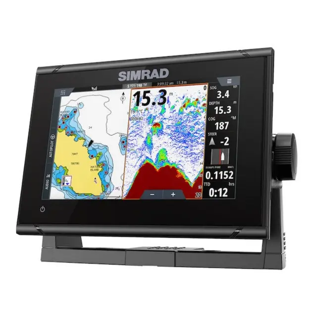 SIMRAD GO9 XSE med HDI-svinger 9" Kartplotter m/ekkolodd 