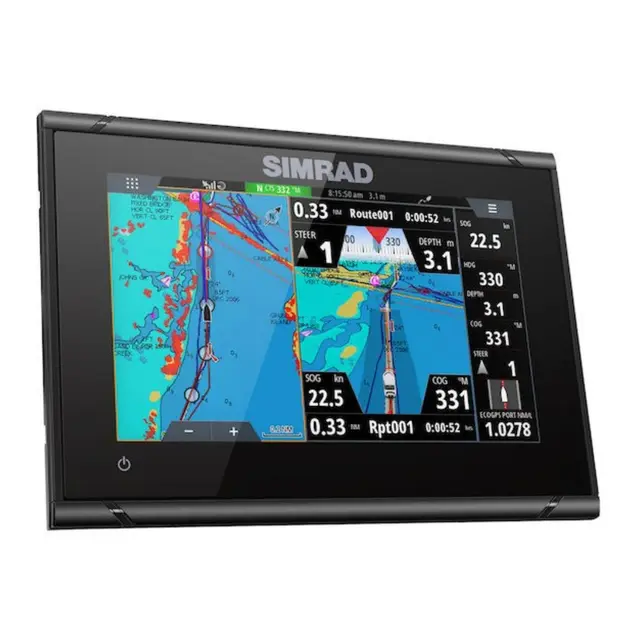 SIMRAD GO9 XSE med HDI-svinger 9" Kartplotter m/ekkolodd 