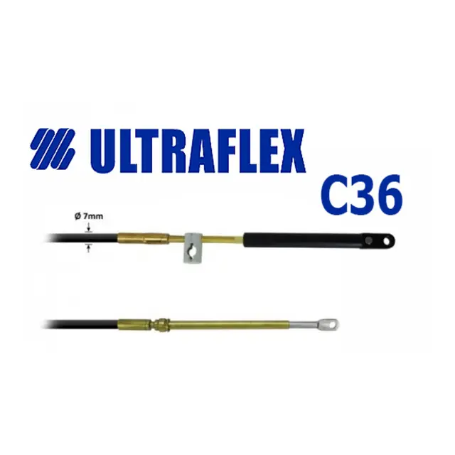 ULTRAFLEX Kontrollkabel C-36, 6' 183cm - Ny Merc II, Mercruiser, Volvo 