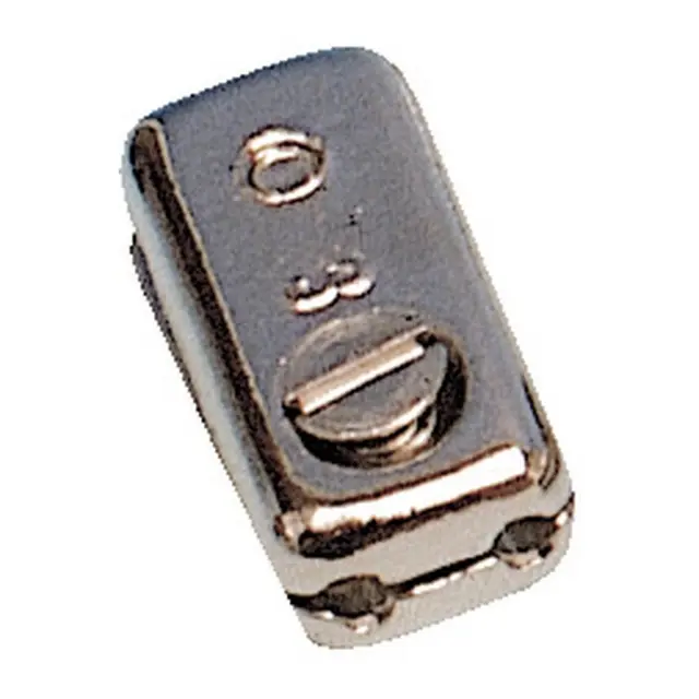 Wireklemme - 3 mm Forkrommet 