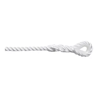 ROBLINE Rapallo fort&#248;yningsline - hvit &#216;14mm x 4m - tvinnet - kause/tamp