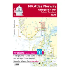 NV-CHARTS Atlas NO 1 Oslofjord Nord Oslo til T&#248;nsberg