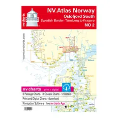 NV-CHARTS Atlas NO 2 Oslofjord S&#248;r Sverige til Krager&#248;