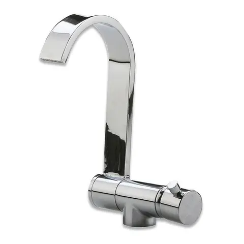 TREM Blandebatteri - moderne flat modell Krom
