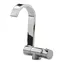TREM Blandebatteri - moderne flat modell Krom
