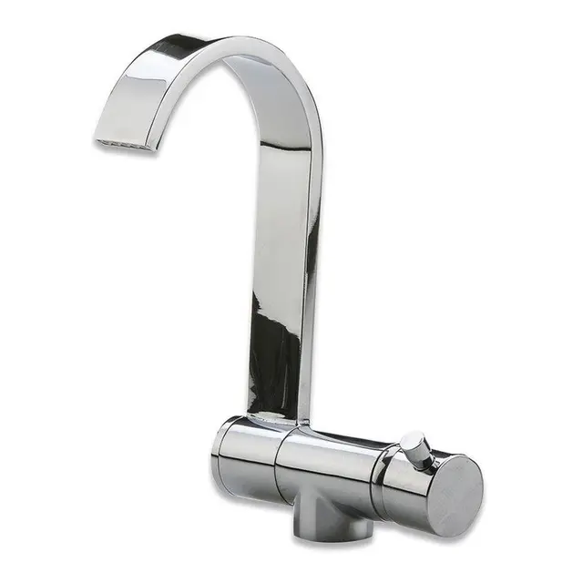 TREM Blandebatteri - moderne flat modell Krom 
