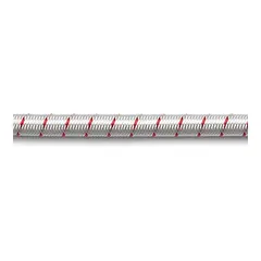 ROBLINE Chock cord / strikk - hvit/r&#248;d &#216;5mm - metervare