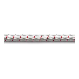 ROBLINE Chock cord / strikk - hvit/r&#248;d &#216;5mm - metervare