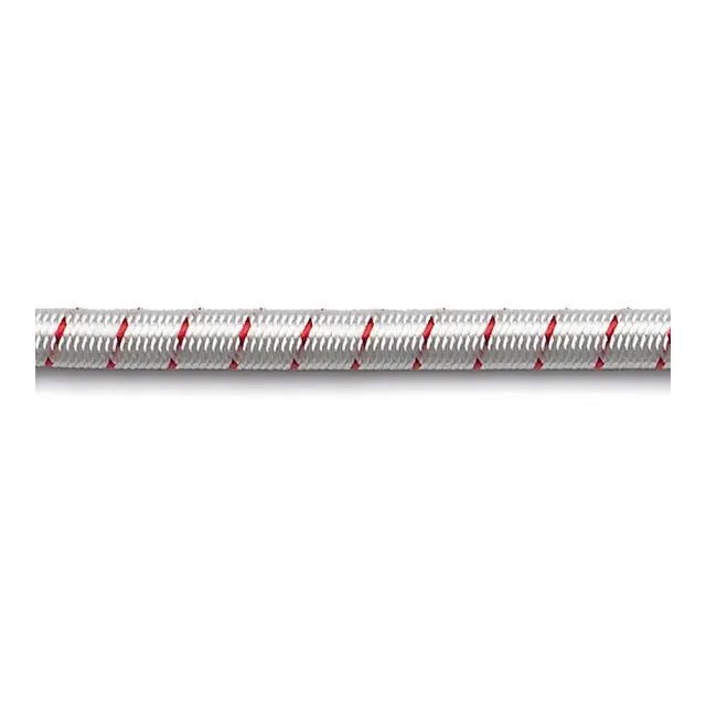 ROBLINE Chock cord / strikk - hvit/rød Ø5mm - metervare 