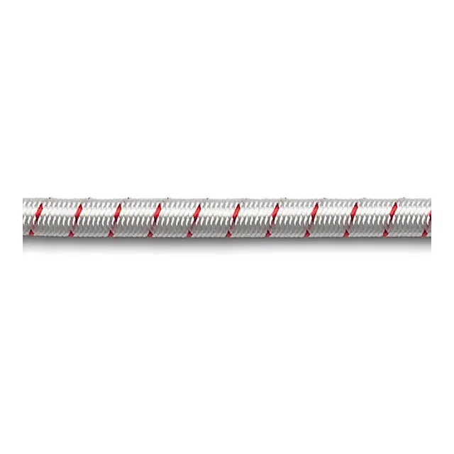 ROBLINE Chock cord / strikk - hvit/rød Ø6mm - 100m 