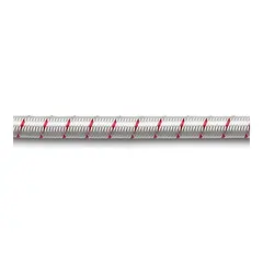 ROBLINE Chock cord / strikk - hvit/r&#248;d &#216;8mm - metervare